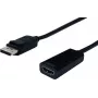 SECOMP STANDARD Adaptador DisplayPort para HDMI, v1.2, ficha DP para conector fêmea HDMI (S3204)