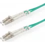 Cabo de rede de fibra ótica LC/LC Duplex OM3 50/125µm SECOMP STANDARD turquesa 2 m S1802