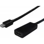 SECOMP STANDARD Adaptador Mini DisplayPort para HDMI, 4K, Dourado, Preto S3206