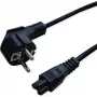 Cabo de alimentação SECOMP STANDARD, conector fêmea de notebook de 3 polos, preto, 1,8 m (S2308)