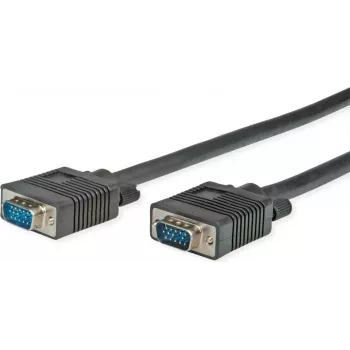 Cabo SVGA SECOMP STANDARD HD15 ST - ST, preto, 10 m (S3605)