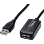 SECOMP STANDARD Cabo de Extensão USB 2.0 Ativo com Repetidor, Preto, 15 m (S3116)