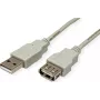 Cabo de extensão USB 2.0 SECOMP STANDARD, Type-A macho para fêmea, bege, 0,8 m (S3111)