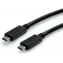 SECOMP STANDARD Cabo USB-C para USB-C 3.2 Gen 2, E-Mark, 10Gbps, 100W PD, 0,5m, Preto S3520