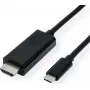 SECOMP Cabo adaptador USB-C para HDMI, 4K, 2 m, preto S3731