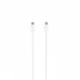 SEEK TOTI Carregador de parede 20W Type-C PD com cabo Type-C para Type-C, 1 m PVC 3A, branco