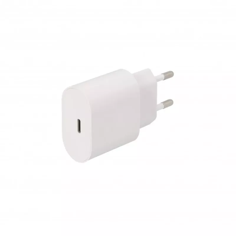 Carregador de parede rápido portátil SEEK TOTI 20W USB-C PD, branco