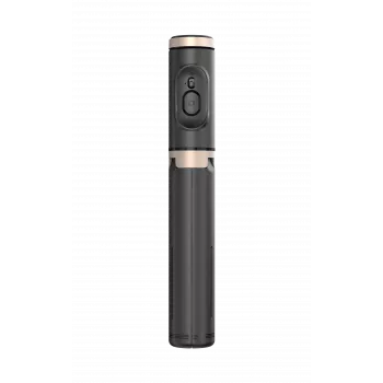 SEEK TOTI Pau de selfie com design oculto e tripé estável Q12, preto