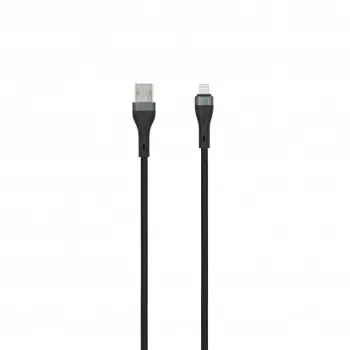 SEEK TOTI USB-A para Lightning cabo entrançado 2m 2A (Non-MFI) preto
