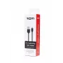 SEEK TOTI USB-A para Lightning, cabo de dados PVC 2m 2A (non-MFI), preto