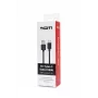 SEEK TOTI USB-A para Type-C, cabo de dados PVC 1m 3A, preto