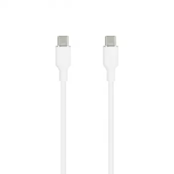 SEEK TOTI Cabo de silicone USB-C para USB-C 1m 3A branco