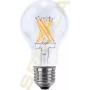 SEGULA lâmpada LED de filamento transparente E27 6,5W 2700K regulável A60