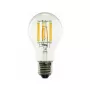 SEGULA lâmpada LED de filamento E27 6,5W 2200K regulável G95 transparente