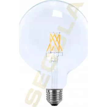 SEGULA LED Globe 125 Transparente E27 6.5W 650Lm 2700K Branco quente Regulável