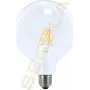 SEGULA LED Globe 125 Transparente E27 6.5W 650Lm 2700K Branco quente Regulável