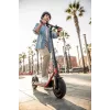 Trotinete elétrica Segway Ninebot D38E preta vermelha