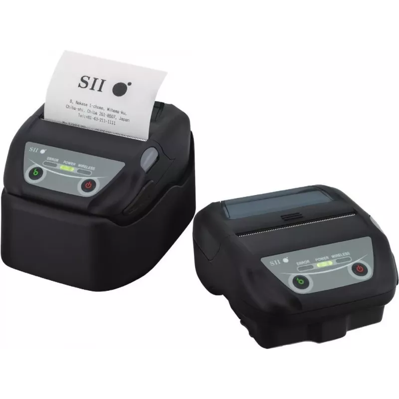 Seiko Instruments MP-B30 Impressora térmica móvel para etiquetas, 203 dpi, 127 mm/s, USB e Bluetooth, preto MP-B30-B02JK1-EA