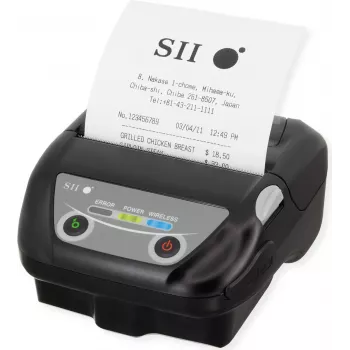 Seiko Instruments MP-B30 Impressora térmica móvel para etiquetas, 203 dpi, 127 mm/s, USB e Bluetooth, preto MP-B30-B02JK1-EA