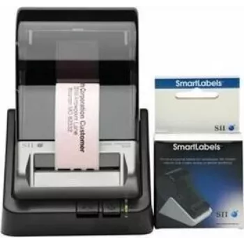 Seiko Instruments etiquetas térmicas diretas rosa para Smart Label Printer 100, 120, 200, 220, 620, 650SE, EZ30, Pro (54 mm x 101 mm, 220 etiquetas/rolo, 1 rolo) 42100602