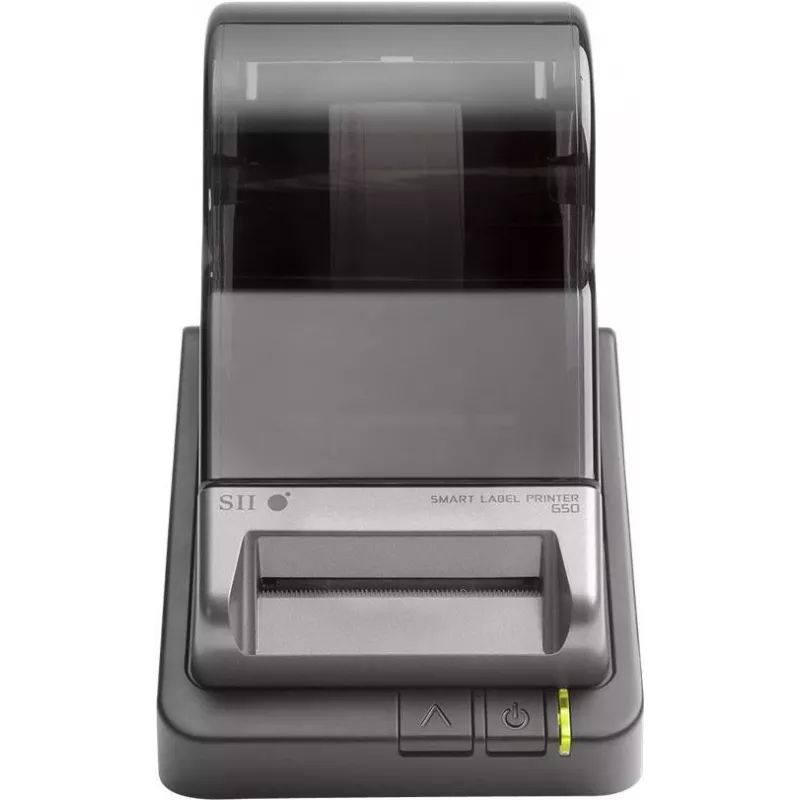 Seiko Instruments Smart Label Printer 650 Impressora de etiquetas térmica direta, 300 dpi, USB, largura de suporte 54 mm, 50 etiquetas/min 42900116
