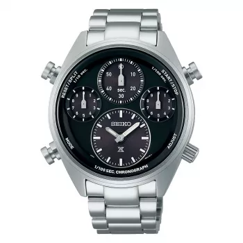 SEIKO Prospex Solar Chronograph Limited Edition SFJ003P1 42mm aço inoxidável mostrador preto
