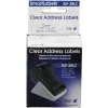 Seiko SLP-2RLC Etiquetas de endereço transparentes 28x89mm, 2 rolos, 260 etiquetas, Branco, adesivo permanente, térmica direta, para Smart Label Printer