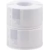 Seiko SLP-2RLC Etiquetas de endereço transparentes 28x89mm, 2 rolos, 260 etiquetas, Branco, adesivo permanente, térmica direta, para Smart Label Printer