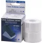 Seiko SLP-2RLC Etiquetas de endereço transparentes 28x89mm, 2 rolos, 260 etiquetas, Branco, adesivo permanente, térmica direta, para Smart Label Printer