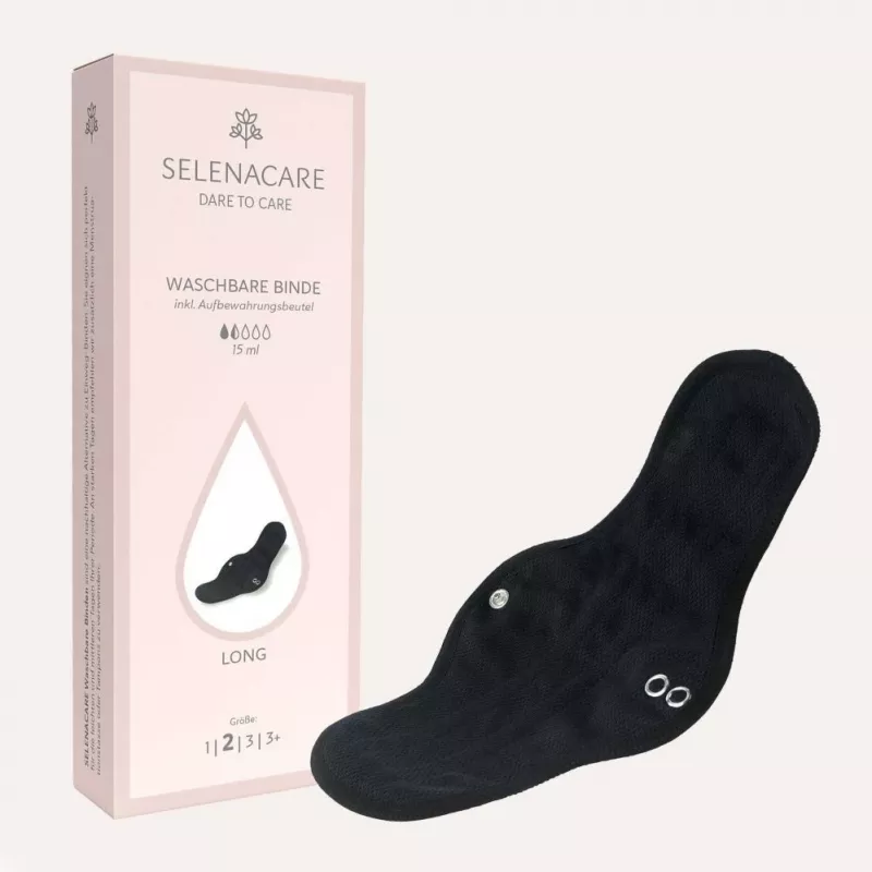Selenacare Pensos laváveis / 1 - Pensos menstruais reutilizáveis para fluxo leve a moderado