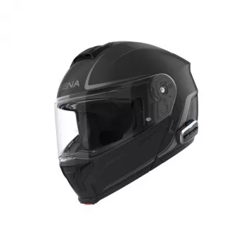 SENA OUTRUSH 2 Capacete modular inteligente flip-up com intercomunicador Mesh, preto mate, tamanho S