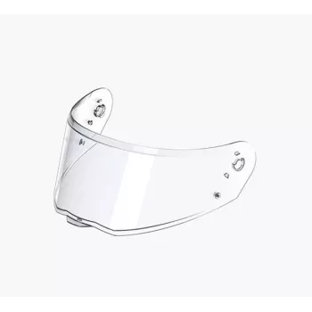 SENA Shield para capacete SPECTER, transparente - viseira de policarbonato, antiembaciamento e resistente a riscos, proteção UV, montagem ClickRelease sem ferramentas