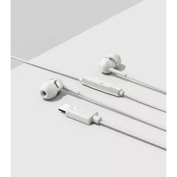 Sennheiser CX 80U Auscultadores in-ear USB-C com microfone, branco