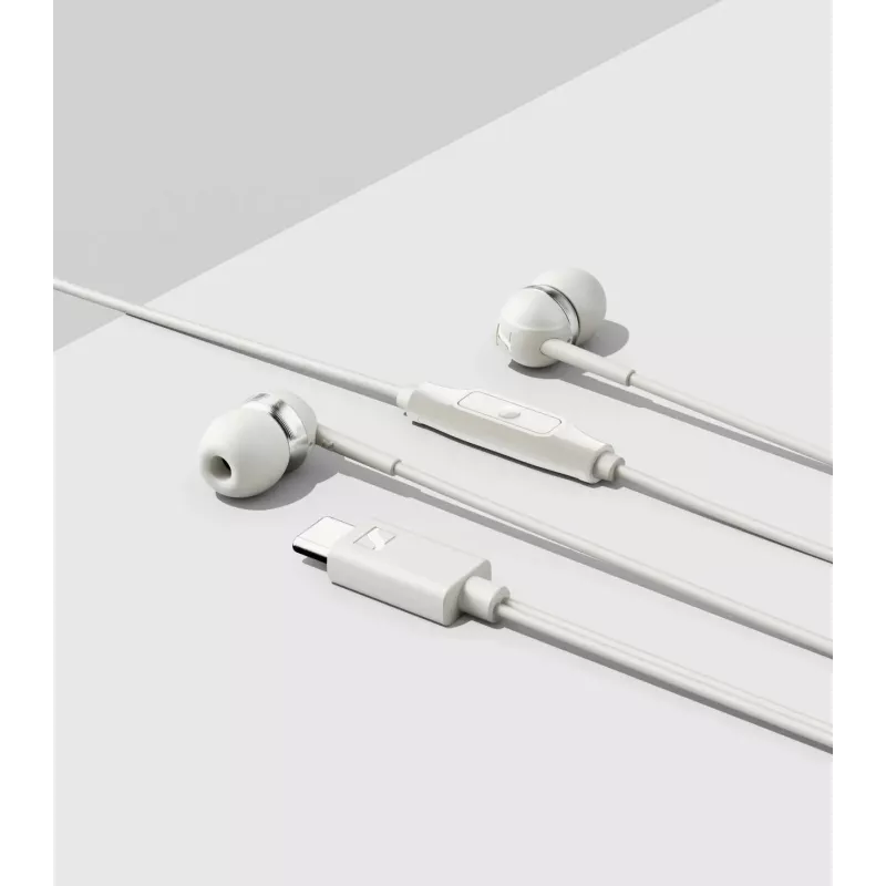 Sennheiser CX 80U Auscultadores in-ear USB-C com microfone, branco