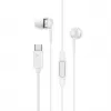 Sennheiser CX 80U Auscultadores in-ear USB-C com microfone, branco
