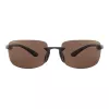 SERENGETI MAN SS755004-S Óculos de sol aviador - lente Drivers castanho - armação gunmetal