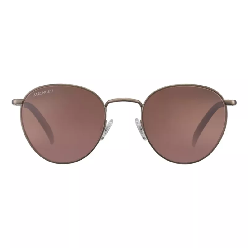 Óculos de sol unissexo SERENGETI 8928 - armação preta, lentes Drivers Brown, 50/21/140 mm