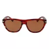 Óculos de sol unissexo SERENGETI SS601002 lentes de vidro mineral fotocromáticas polarizadas 57mm