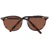 Óculos de sol mulher SERENGETI 8844 - olho de gato / borboleta, fotocromáticos, polarizados, lentes Drivers Brown, armação preta brilhante