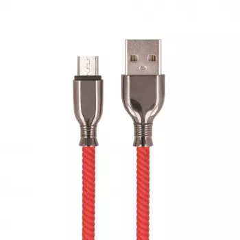 Setty Cabo USB-A para Micro-USB 1,0 m 3A Carregamento Rápido Vermelho FC-M