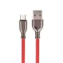Setty Cabo USB-A para Micro-USB 1,0 m 3A Carregamento Rápido Vermelho FC-M
