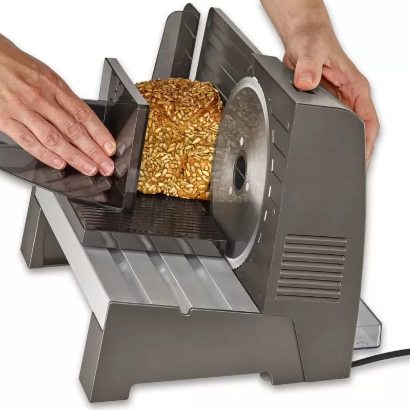Máquina de cozinha elétrica Severin AS 3918 cortadora 180W prateado/preto