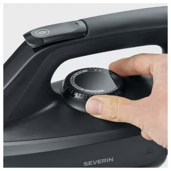 Central de engomar a vapor Severin BA 3192 – 2400W, 5,5 bar, base cerâmica, preto mate