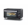 Severin TO 2062 Mini forno, 9 L, 800 W, com espeto rotativo, aço inoxidável escovado/preto