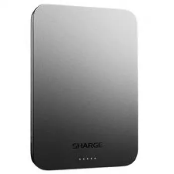 SHARGE AeroMag Air Power Bank 5000mAh Qi2 15W sem fios 20W USB-C PD preto YDD-AEROMAGAIR-M6