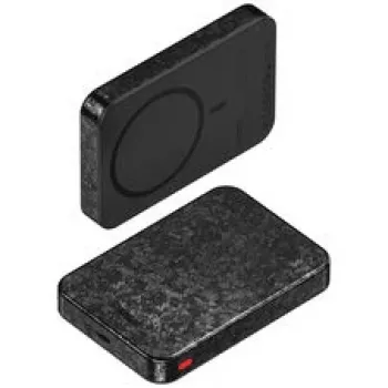 SHARGE CarbonMag 10K Powerbank sem fios, 10.000mAh, Qi2 15W, USB-C 20W, preto YDD-SG-C2TXWCX-HEI