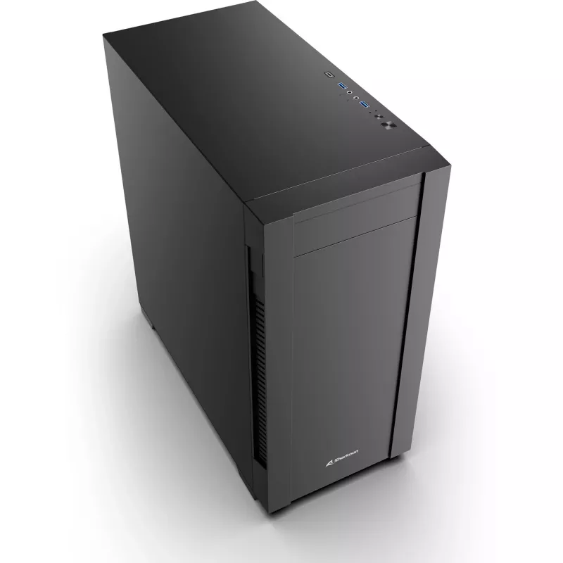 Caixa mid-tower Sharkoon S25 Silent preta (modelo 2026)
