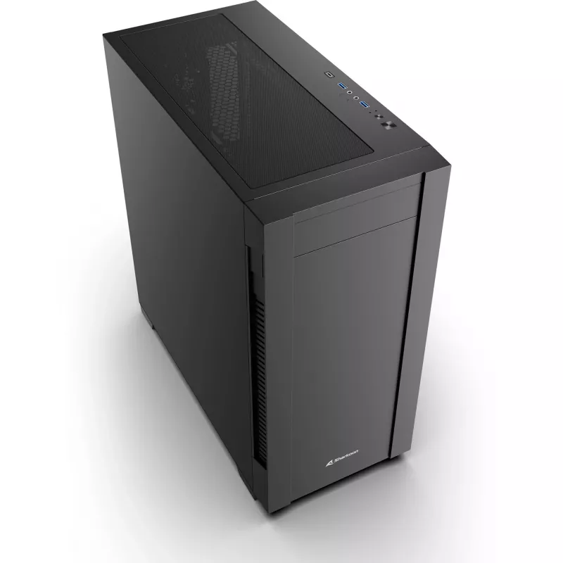 Caixa midi-tower Sharkoon S25-V2 preta, modelo 2026