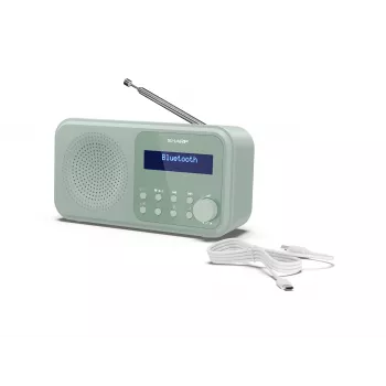 Sharp Tokyo DR-P420(GN) Rádio portátil DAB+/FM, Bluetooth 5.0, Aquamarine Green