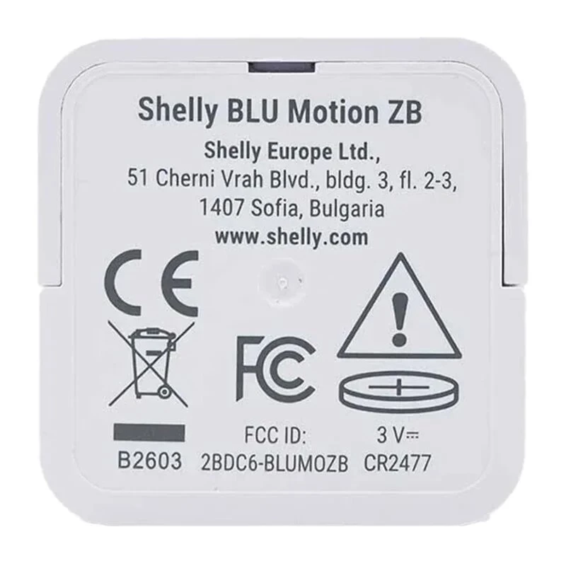 Shelly BLU Motion ZB Sensor de movimento